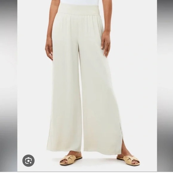 Theory Crepe Slit Wide Leg Pant XS - Picture 2 of 16